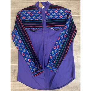 Vintage Mo Betty Punchy Purple Button Down